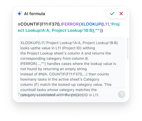 Formulas entry · original design fragment